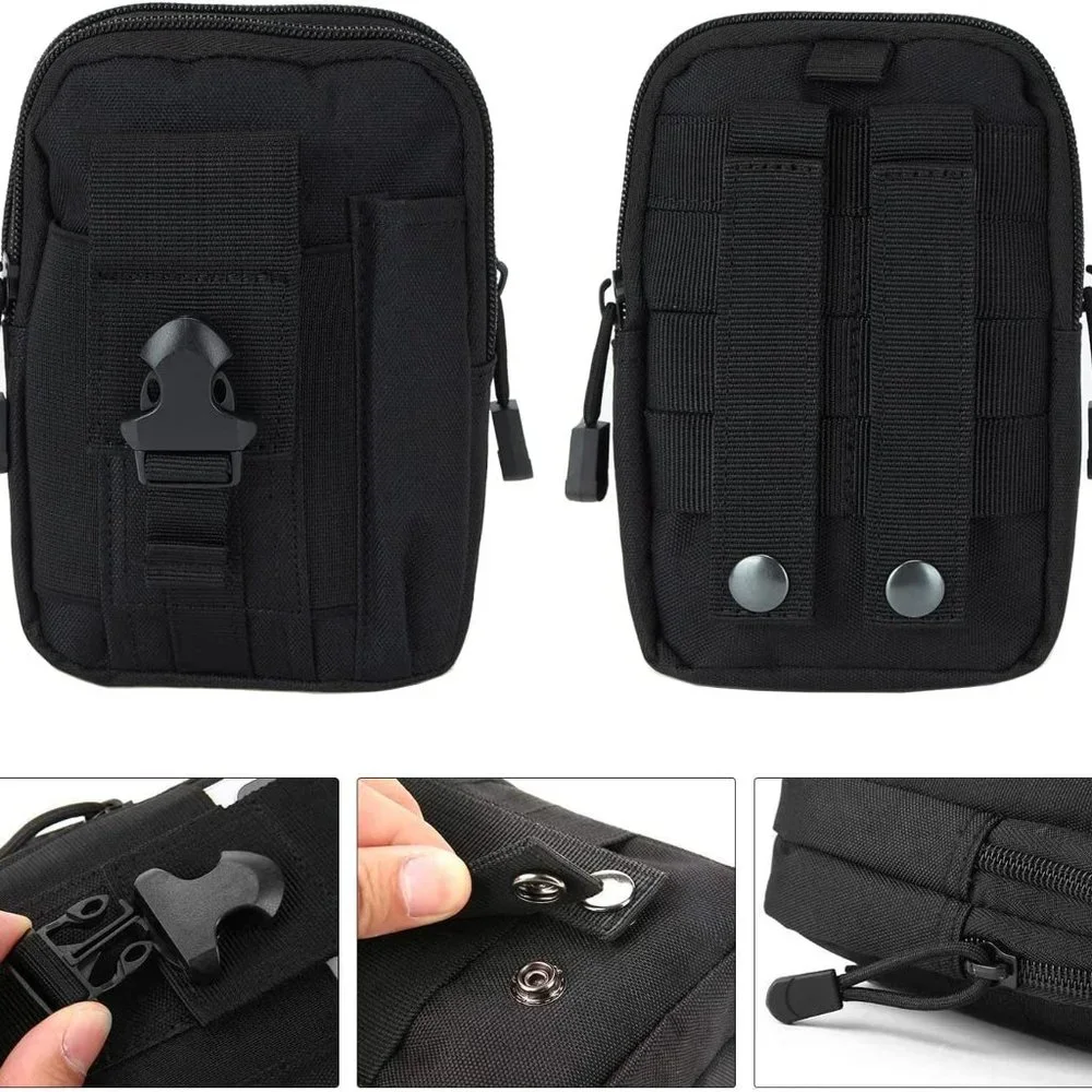 Tactical Molle Pouch EDC Utility Gadget Outdoor Men Waist Bag with Phone Belt